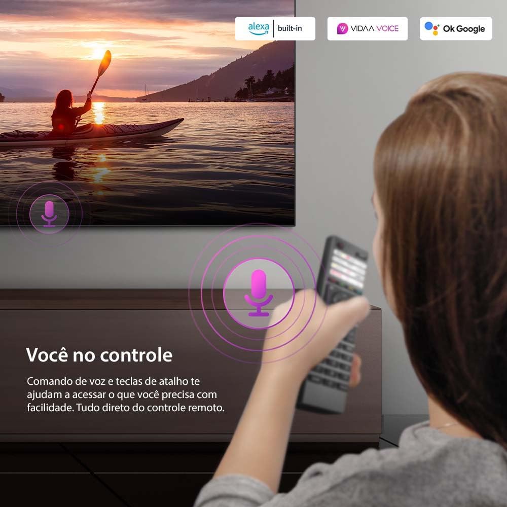 Smart TV 65" Toshiba QLED 4K Vidaa - TB027M - Imagem 5