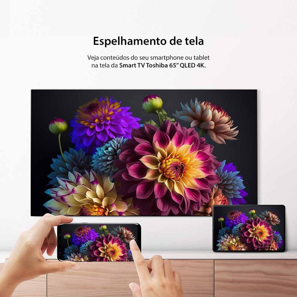 Smart TV 65" Toshiba QLED 4K Vidaa - TB027M - Imagem 9