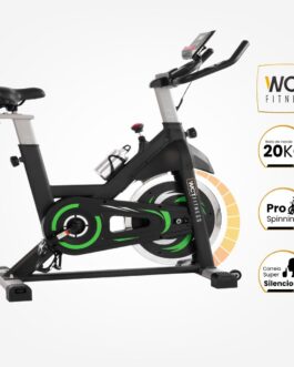 Bicicleta ergométrica Spinning 20kg de roda de inercia WCT Fitness