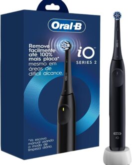 Escova de Dente Elétrica Oral-B Series iO2 para dentes 100% mais Limpos vs. uma Escova de Dente Manual Regular
