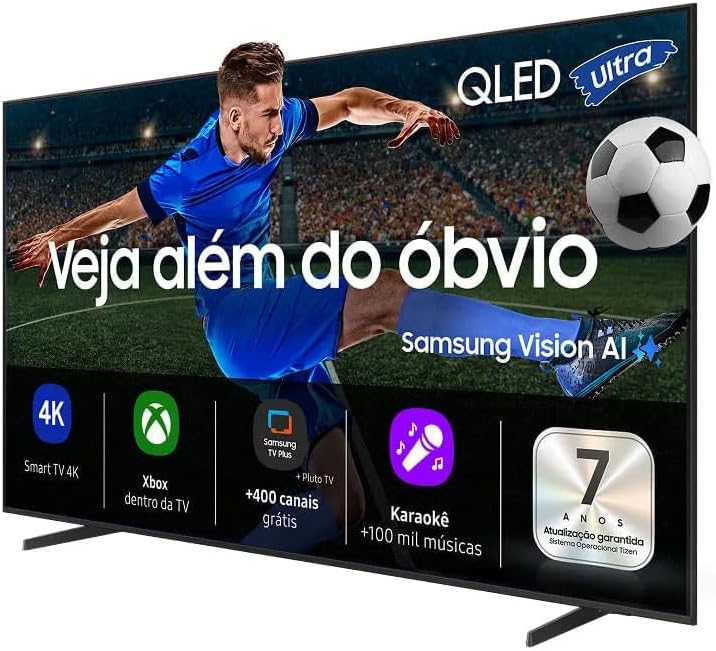 Samsung Combo Vision AI TV 43" QLED Ultra 4K QEF1 2025 + Soundbar Samsung HW-B450F - Imagem 4