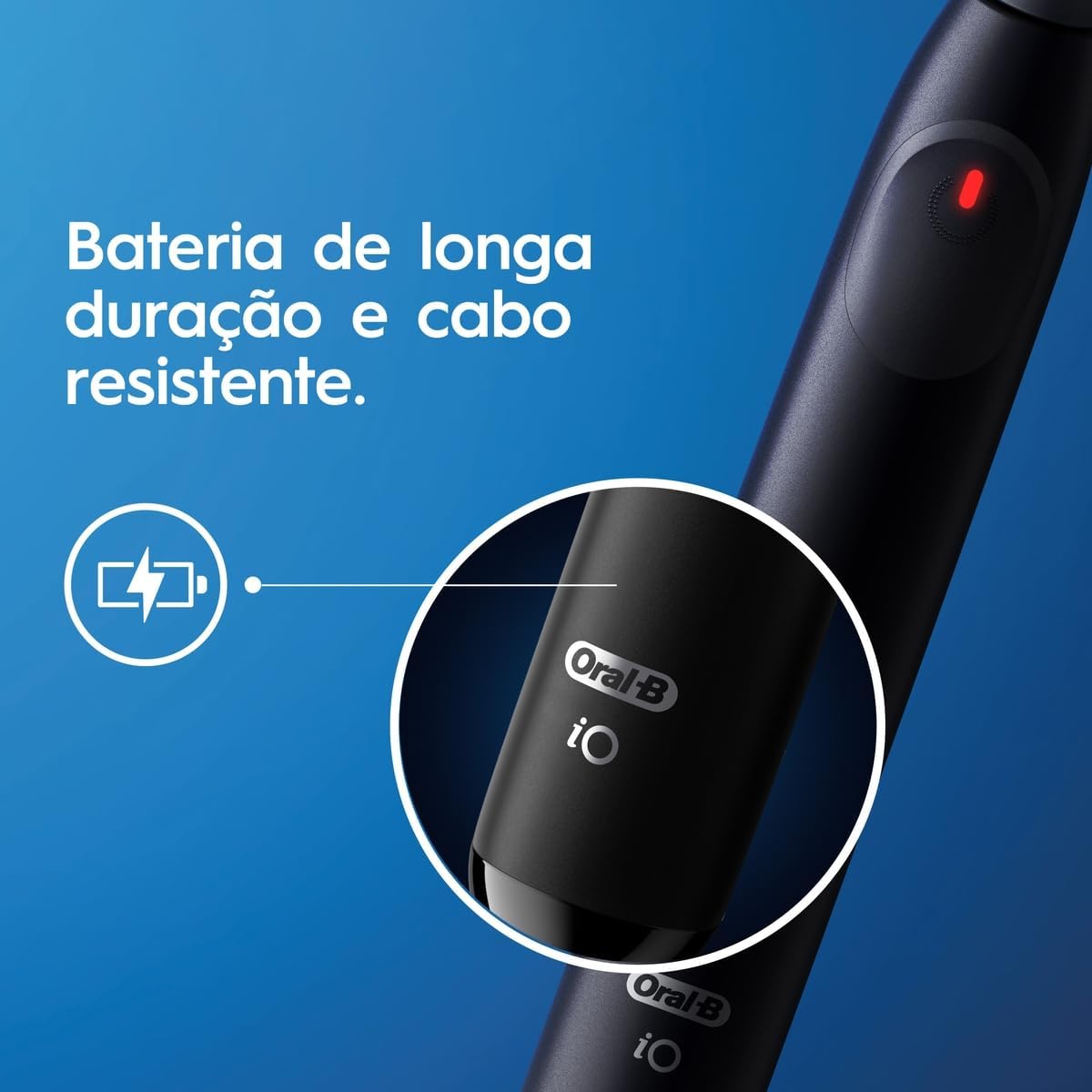 Escova de Dente Elétrica Oral-B Series iO2 para dentes 100% mais Limpos vs. uma Escova de Dente Manual Regular - Imagem 14