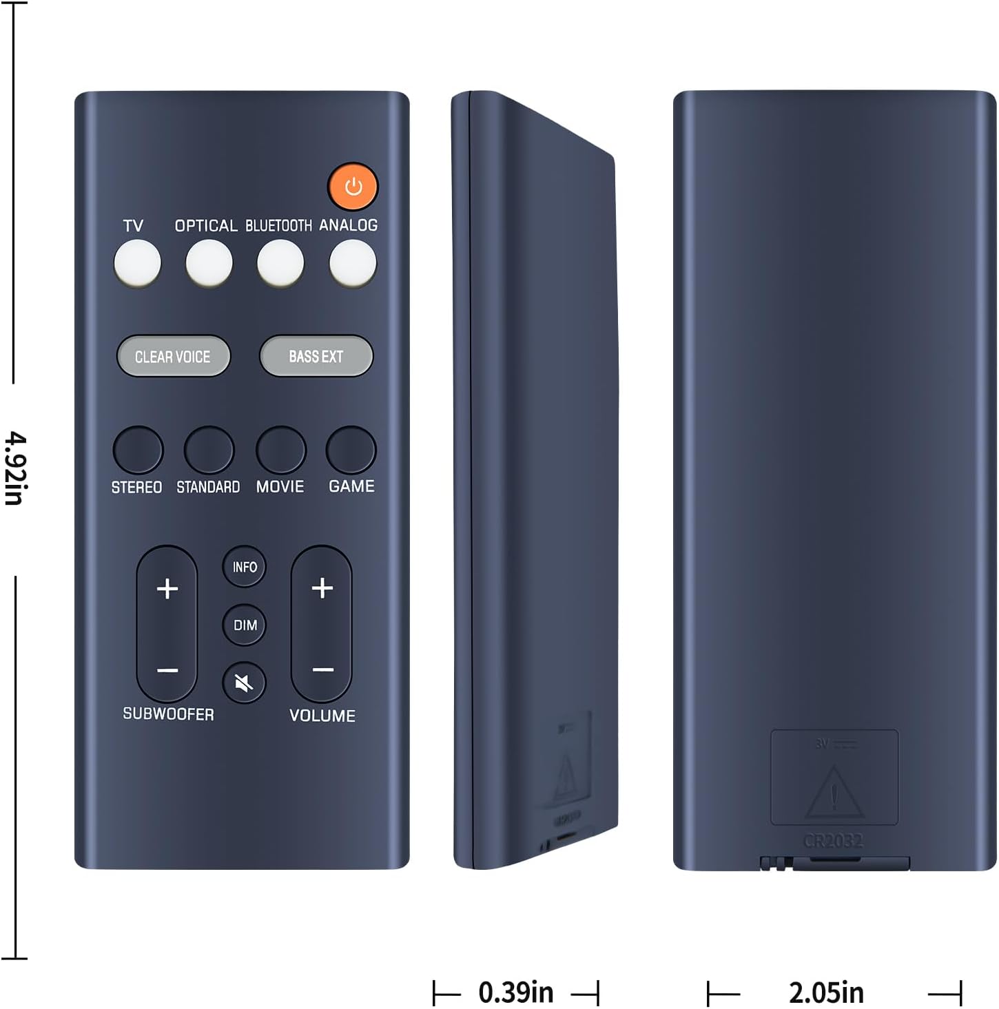 Nova barra de som de substituição para Yamaha Audio SR-C20A VDQ7610 VDQ7630 SR-C20A SR-B20ABL SR-C20ABL ATS-C200 Compact Sound Bar - Imagem 7