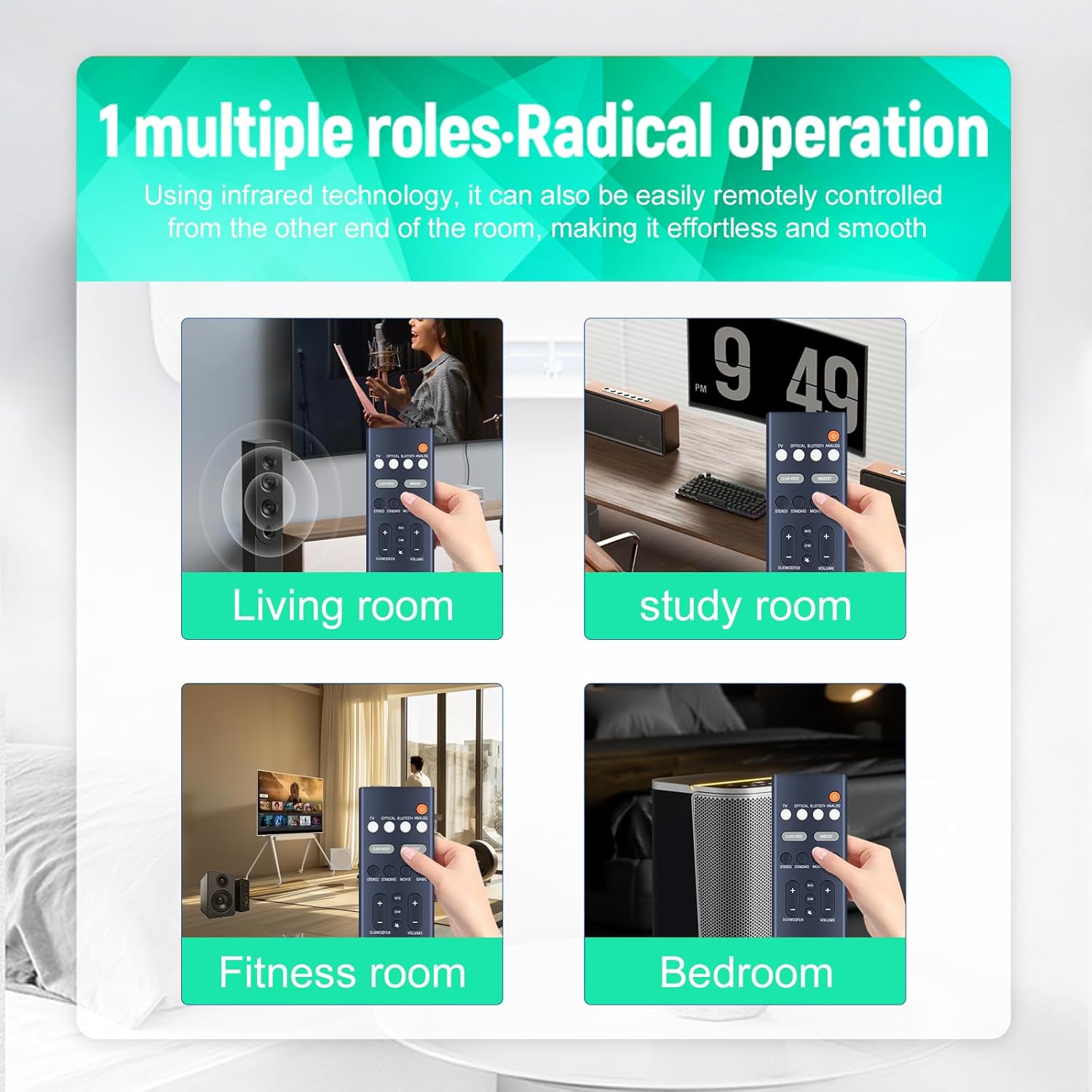 Nova barra de som de substituição para Yamaha Audio SR-C20A VDQ7610 VDQ7630 SR-C20A SR-B20ABL SR-C20ABL ATS-C200 Compact Sound Bar - Imagem 4