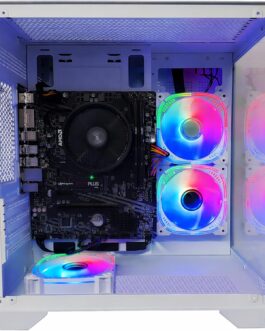 Pc Gamer Ryzen 5 5600 Gt, 16 Gb Ddr4, Ssd M.2 Nvme 500 Gb, Vega 7, Aquário Branco