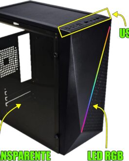 PC GAMER COMPLETO I5 6 GERAÇÃO, SSD 480GB, 32GB DDR4 (16GB DDR4)