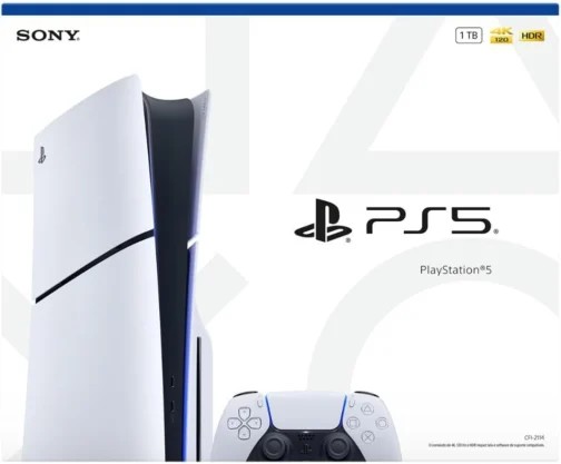 PlayStation 5 Slim Disk 1TB 1 Controle Branco Sony - Imagem 10