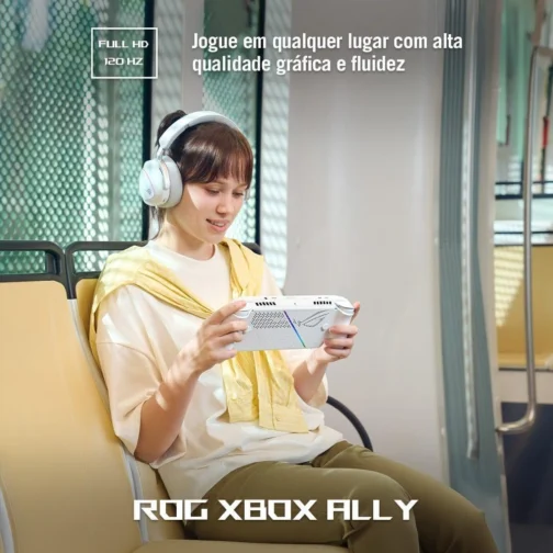 ROG Xbox Ally Console Portátil Tela 7" Touchscreen 120Hz, AMD Ryzen Z2A 2 GHz, 16 GB RAM, 512 GB SSD, Windows 11 Home - White - RC73YA-NH003W - Imagem 10