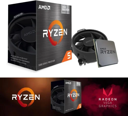 PC GAMER AQUARIO WHITE 5600GT| 16GB RAM| 500GB| RADEON VEGAS 7| GABINETE COM 3 FANS RGB - Imagem 3