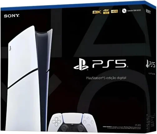 PlayStation 5 Edição Digital 825GB 1 Controle Branco Sony - Imagem 2