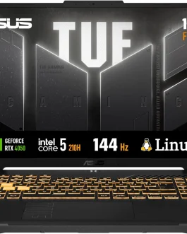 ASUS TUF Gaming F16 Intel Core 5, RTX 4050, 8 GB, 512 GB SSD, KeepOS,16.0” FHD, Mecha Gray – FX607VU-RL054