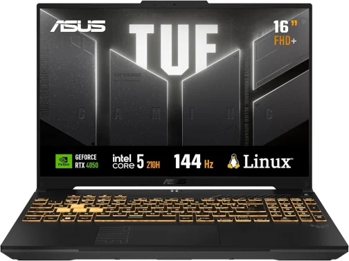 ASUS TUF Gaming F16 Intel Core 5, RTX 4050, 8 GB, 512 GB SSD, KeepOS,16.0'' FHD, Mecha Gray - FX607VU-RL054 - Imagem 2