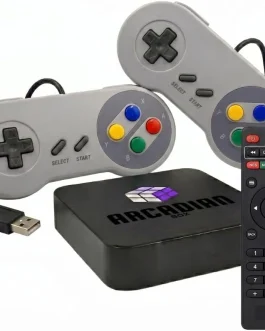 Arcadian Box – Smart TV Box Android & Console Retro Emulador (4K Ultra HD) – Fliperama Arcadian