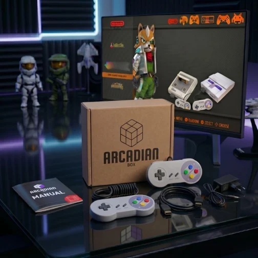 Arcadian Box - Smart TV Box Android & Console Retro Emulador (4K Ultra HD) - Fliperama Arcadian - Imagem 7