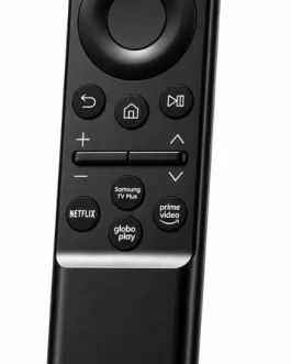 Controle Remoto Premium Compatível com Samsung Smart TV 4K, Crystal, QLED, Neo QLED e OLED – Não Precisa Configurar – Atalhos para Netflix, Prime Video e Apps