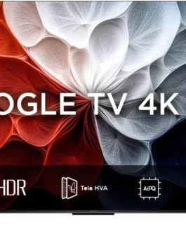 SEMP, Smart TV 4K UHD, 55“, Google TV, Google Assistente, Comando por Voz, Googlecast Integrado, Design Sem Bordas, Dolby Audio, 55S62