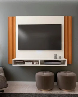 VIA NOSSA – Painel Tokyo Para Tv Até 43 Polegadas Com 02 Nichos