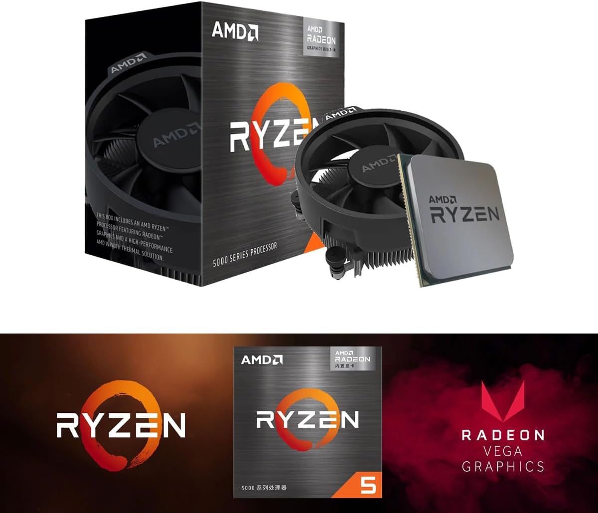 Pc Gamer Amd Ryzen 5 5600GT, Radeon™ Graphics Vega 7, 16gb Ram, Nvme 500gb, Gabinete Rgb 3 fans - Imagem 5