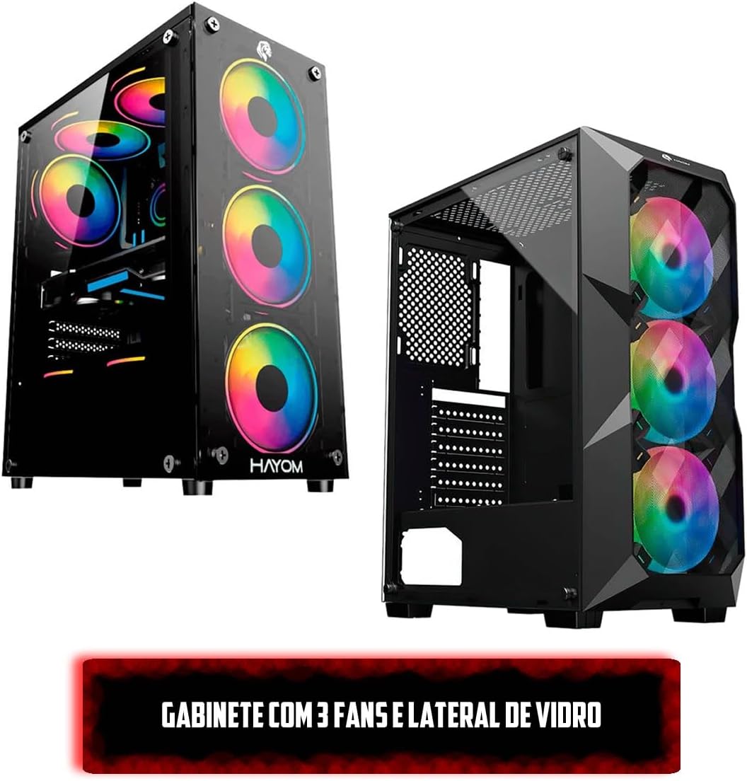 Pc Gamer Amd Ryzen 5 5600GT, Radeon™ Graphics Vega 7, 16gb Ram, Nvme 500gb, Gabinete Rgb 3 fans - Imagem 3