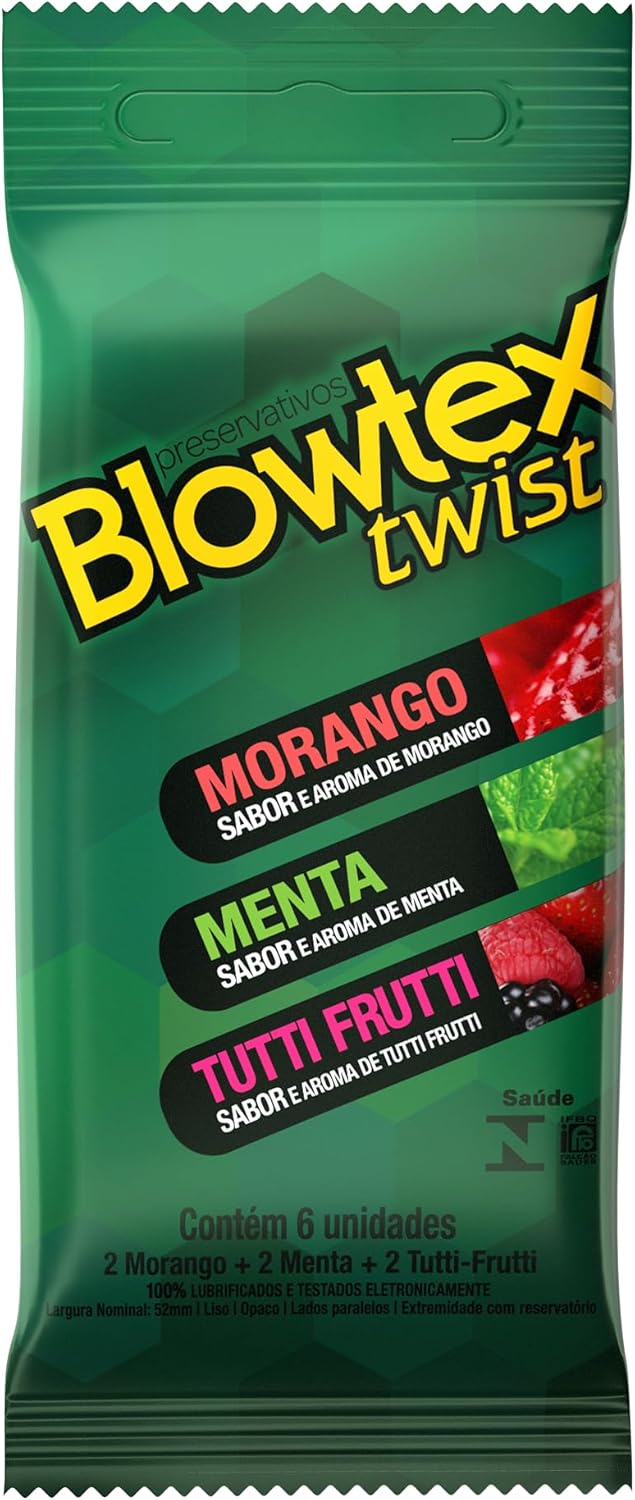 Blowtex Preservativo Twist Com 6 Unidades