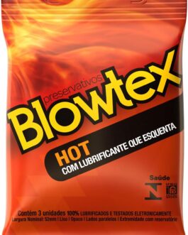 Blowtex Preservativo Hot Com 3 Unidades Branco