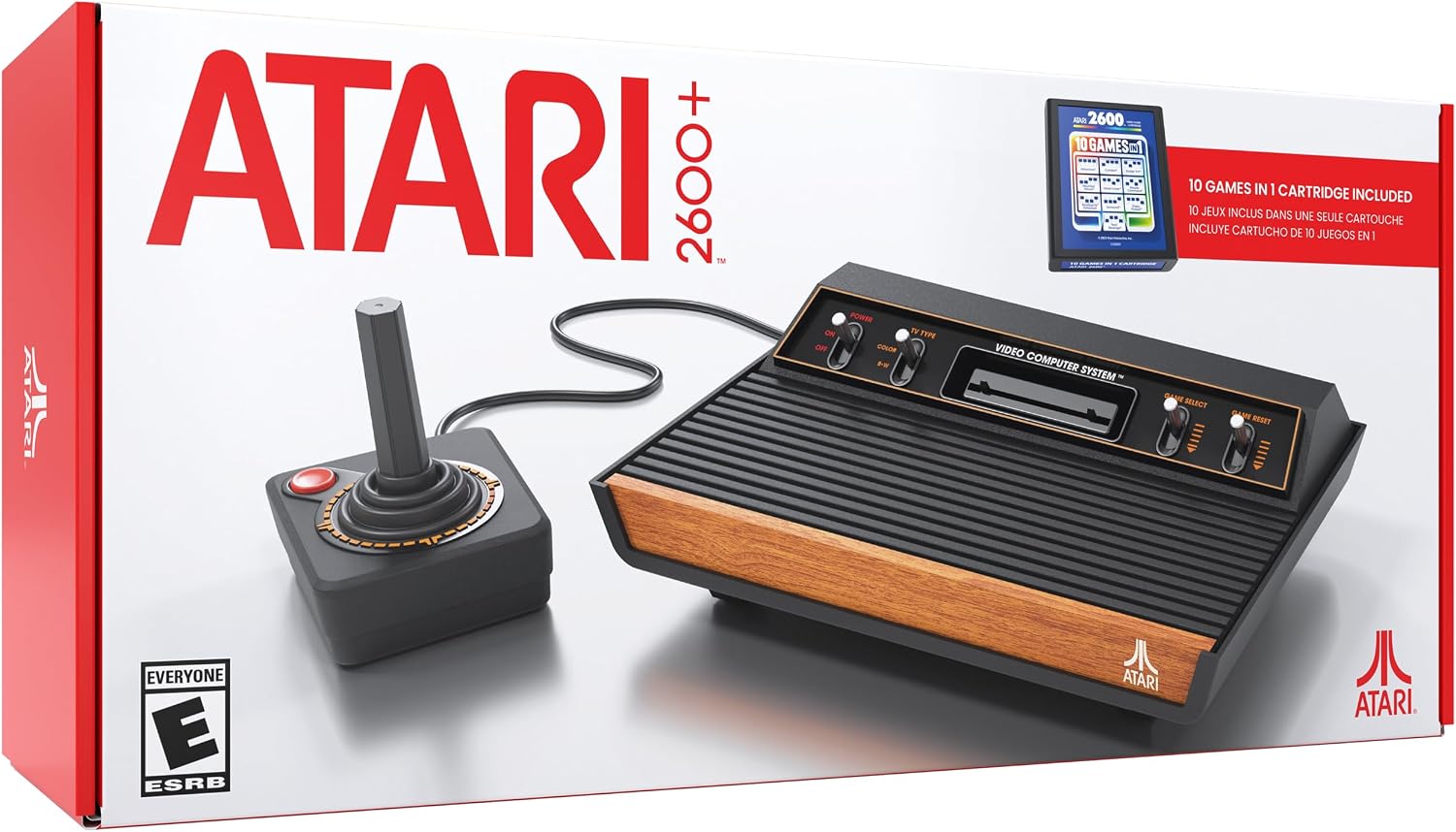 Deep Silver Atari 2600+ Console com 10 Jogos em 1, HDMI e USB