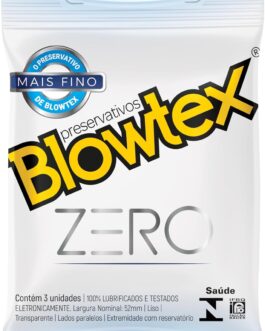 Preservativo Zero com 3 Unidades, Blowtex