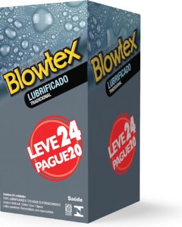 Blowtex Lubrificado Leve 24 Pague 20 unidades