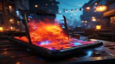 Novo Smartphone X: Revolução Mobile com Tela Dobrável e IA