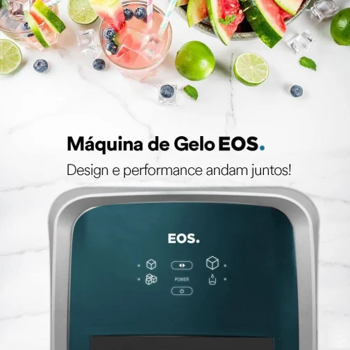 Máquina de Gelo 15kg Eos Ice Compact EMG02I Prata 220V - Imagem 7
