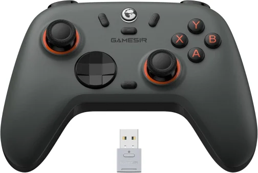 GameSir Nova 2 Lite Controle Sem Fio para PC com Hall Effect nos Analógicos e Gatilhos, 1000Hz 2.4G/Wired, Botões Programáveis – Compatível com PC, Switch, Steam, Android - Cinza Grafite - Imagem 2