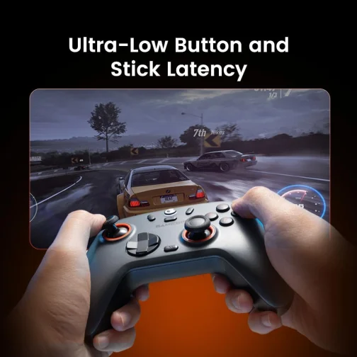 GameSir Nova 2 Lite Controle Sem Fio para PC com Hall Effect nos Analógicos e Gatilhos, 1000Hz 2.4G/Wired, Botões Programáveis – Compatível com PC, Switch, Steam, Android - Cinza Grafite - Imagem 7
