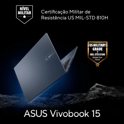 Notebook ASUS Vivobook 15 AMD Ryzen 7, 16 GB, 512 GB SSD, W11 Home, 15.6'' FHD, Cool Silver - M1502YA-NJ655W - Imagem 7