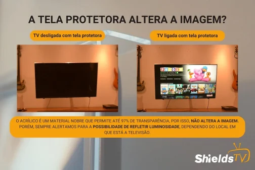 Tela Protetora para TV - 43 Polegadas, Acrílico, 3H, Lustroso - Imagem 9