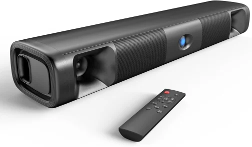 Saiyin Barra de som para Smart TV, barra de som Bluetooth 5.3 de 60 W com drivers de graves duplos e voz clara, sistema de som surround virtual com TV-ARC/óptico/AUX para TV/PC/jogos/projetores, 43 cm - Imagem 2