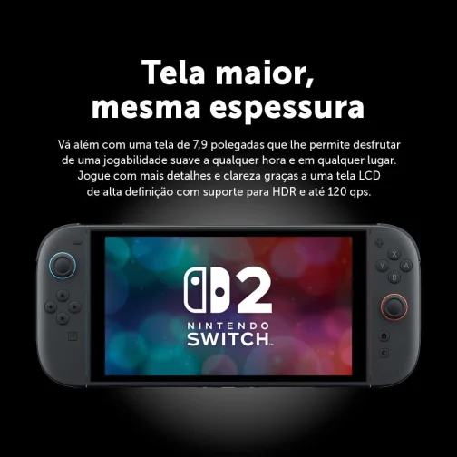 Bundle Nintendo Switch 2 + Jogo Digital Mario Kart World – Modelo Nacional de Tomada - Imagem 6