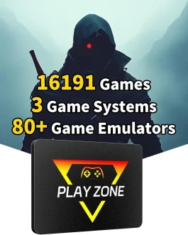 Console de Jogo Playzone com 1TB SSD, 16191 Jogos Embutidos e 80+ Emuladores, para PC com Windows 8.1 ou Superior