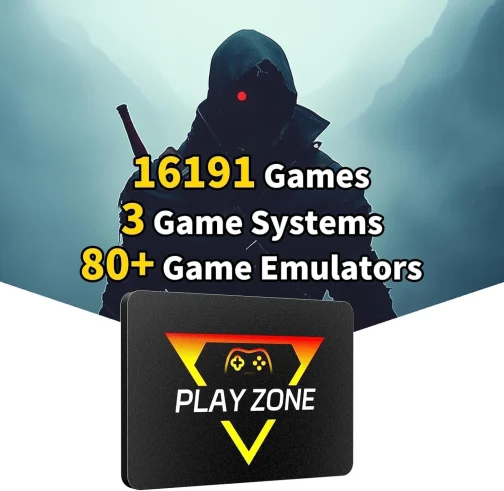 Console de Jogo Playzone com 1TB SSD, 16191 Jogos Embutidos e 80+ Emuladores, para PC com Windows 8.1 ou Superior - Imagem 2