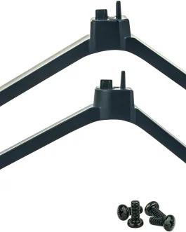 Suporte base de substituição para Toshiba Smart TV 43C350LU, pernas de TV para Toshiba 43 polegadas 4K UHD TV 43C350LU 43C350U 43C350LP 43C350LE 43C450KE 43C350LK, para Hisense TV HU65A6180UWR 65RRWR
