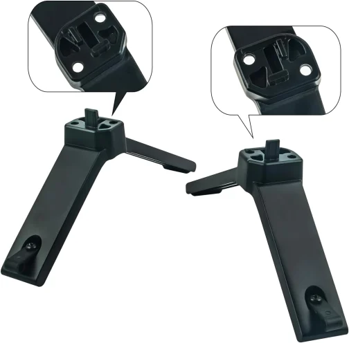 Suporte base de substituição para Toshiba Smart TV 43C350LU, pernas de TV para Toshiba 43 polegadas 4K UHD TV 43C350LU 43C350U 43C350LP 43C350LE 43C450KE 43C350LK, para Hisense TV HU65A6180UWR 65RRWR - Imagem 4