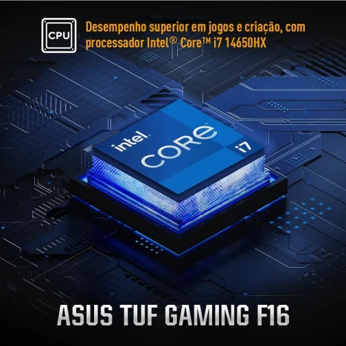 Notebook ASUS TUF Gaming F16, Intel Core i7 RTX 5050, 16 GB, 512 GB SSD, 16.0'' FHD, Jaeger Gray - FX608JHR-RV016W - Imagem 3
