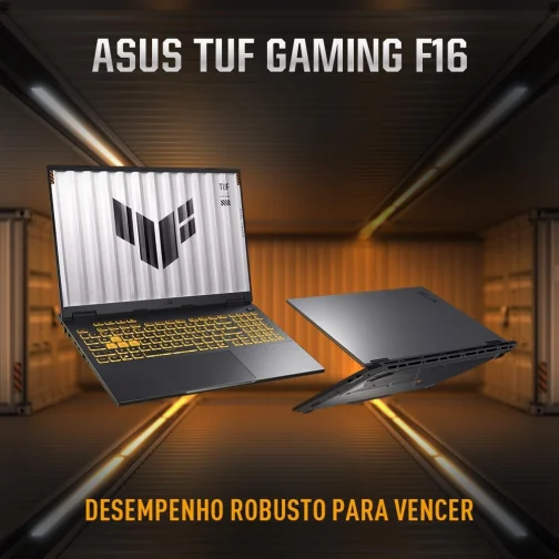 Notebook ASUS TUF Gaming F16, Intel Core i7 RTX 5050, 16 GB, 512 GB SSD, 16.0'' FHD, Jaeger Gray - FX608JHR-RV016W - Imagem 8