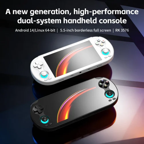 Aivuidbs RG VITA PRO Handheld Game Console RK3576 RG VITA PRO Android 14 System 5.5 IPS INCELL touchscreen 5000mAh 4GB +64GB - Imagem 4