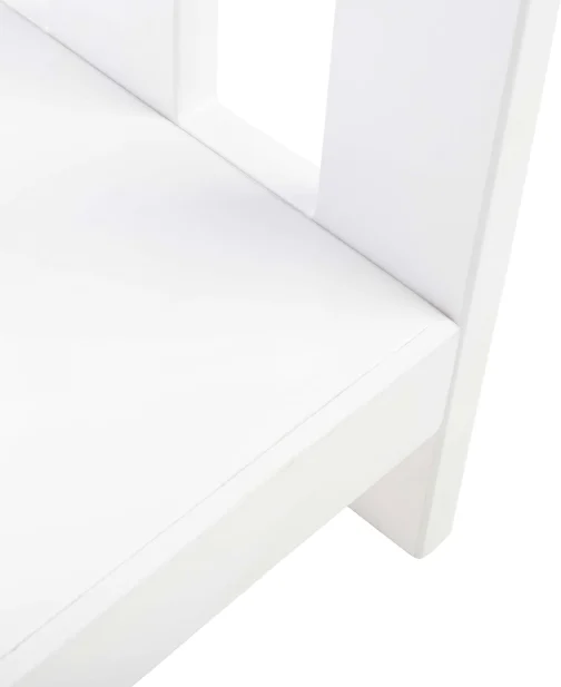 Lavish Home Mesa de console – mesa de entrada estreita de 99 cm x 30 cm – mesa de sofá de 2 camadas com prateleira de armazenamento aberta – mesas de console para entrada, corredor e hall de entrada - Imagem 8