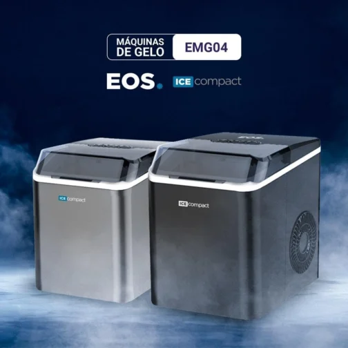 Máquina de Gelo EOS 12kg Ice Compact Preto EMG04P 110V - Imagem 5