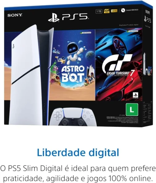 PlayStation®5 Slim Digital -Pacote ASTRO BOT e Gran Turismo 7 - Imagem 3