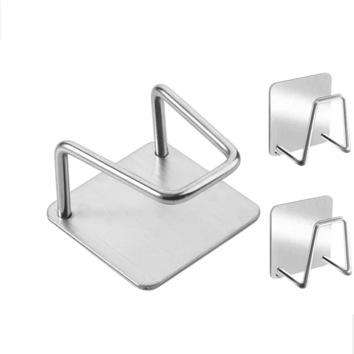 Suporte de Esponja Gancho Pia Aço Inox Louça Cozinha Com 2 unidades - Imagem 2