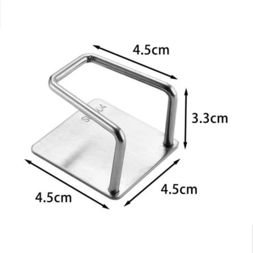 Suporte de Esponja Gancho Pia Aço Inox Louça Cozinha Com 2 unidades - Imagem 5