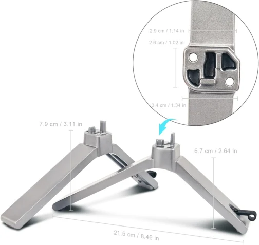 Suporte para TV 43C350U 43C350KU Suporte de mesa compatível com Toshiba 43 polegadas 4K UHD Smart TV modelo 43C350U 43C350KU 43C350U0002, suporte de TV para TV Hisense de 43 polegadas 43C350U, - Imagem 5