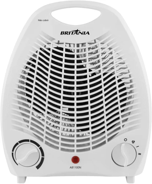Aquecedor Elétrico 2 Em 1 Britânia 1500w Ab1100n 110v 110v - Imagem 3
